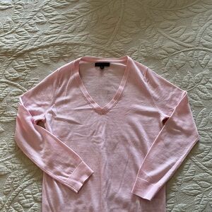 Banana Republic Light Pink Merino Wool Sweater